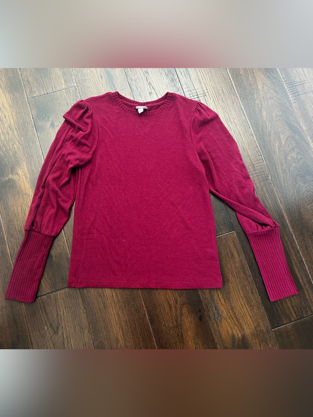 Burgundy Crewneck Sweater